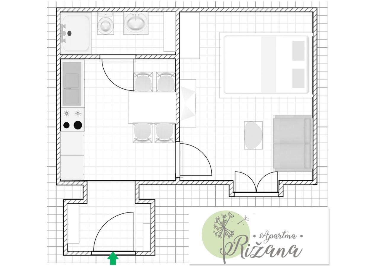 Apartma Rizana Dekani Eksteriør bilde